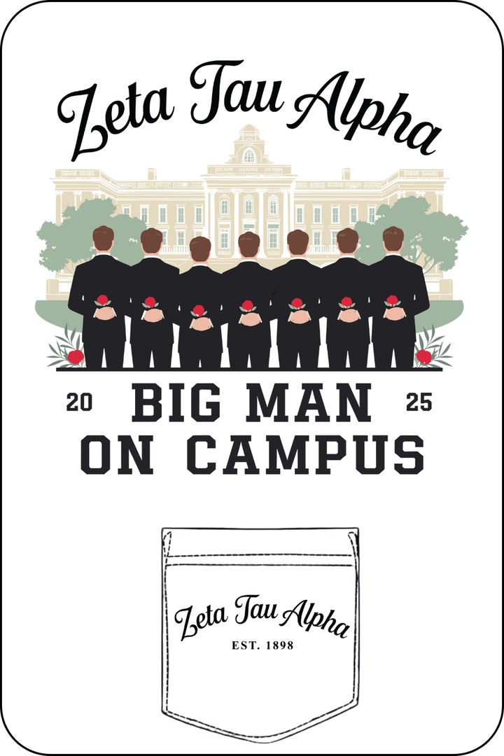 Custom Zeta Tau Alpha Big Man On Campus