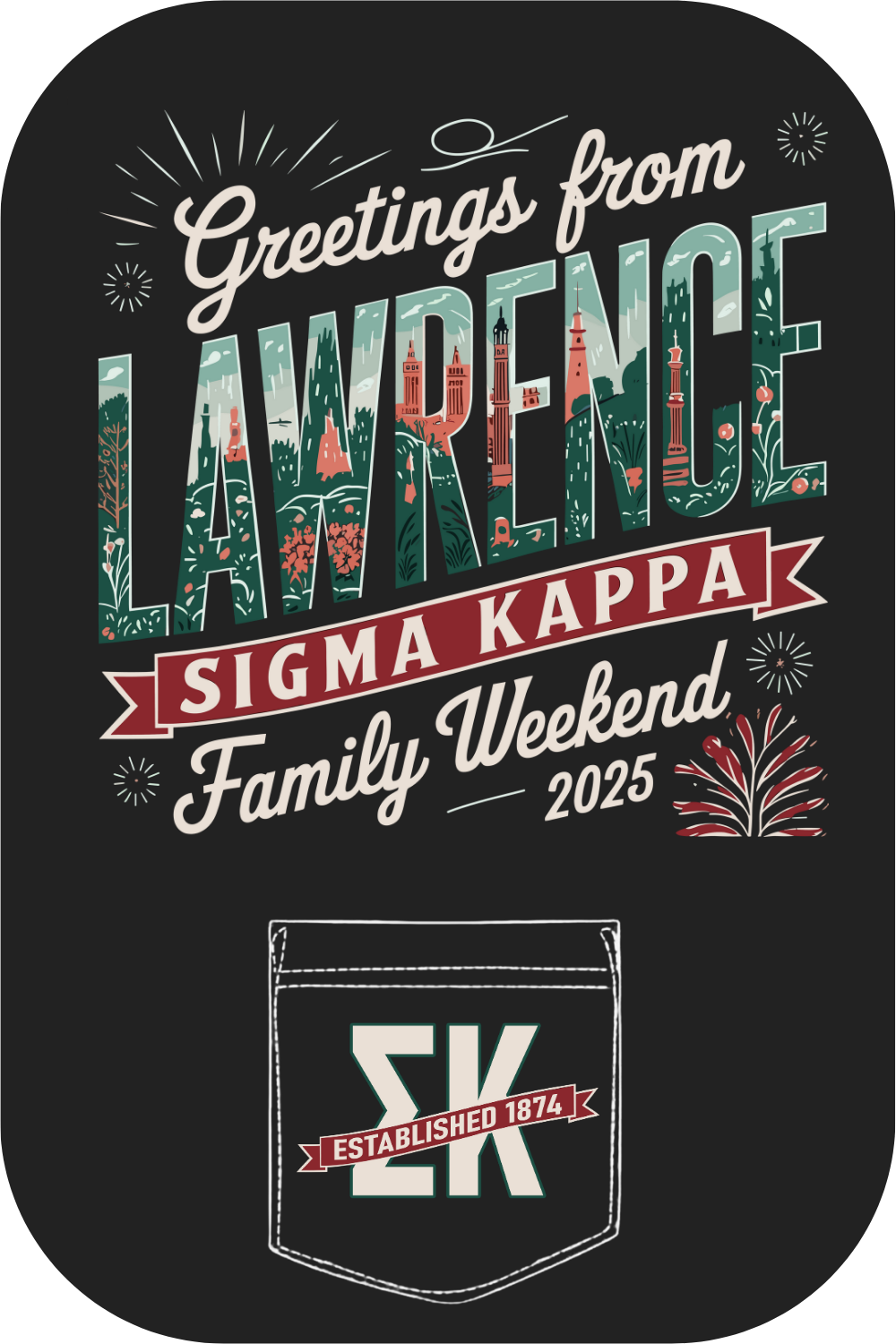 Custom Greetings From Lawrence Sigma Kappa