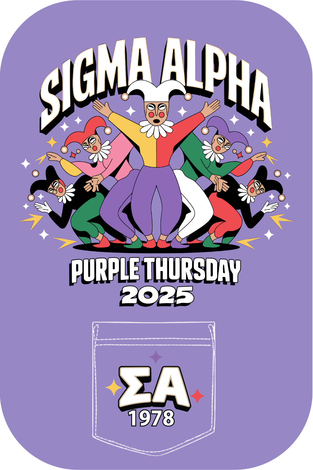 Custom Sigma Alpha Purple Thursday