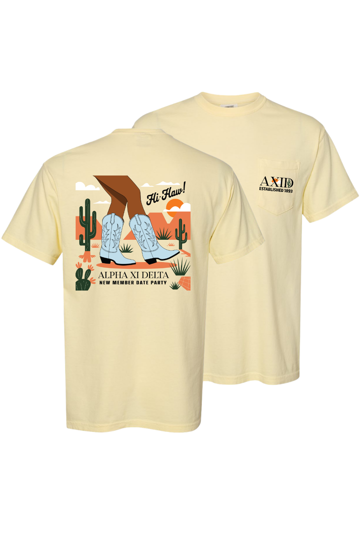 Custom Alpha Xi Delta New Member Date Party