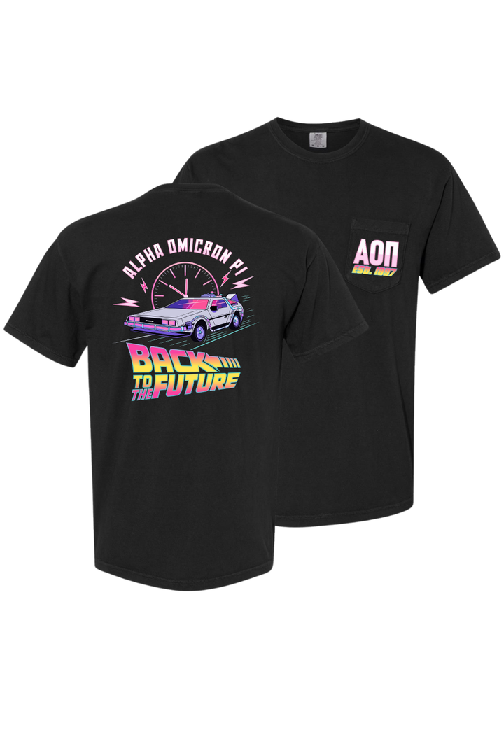 Custom Alpha Omicron Pi Back To The Future