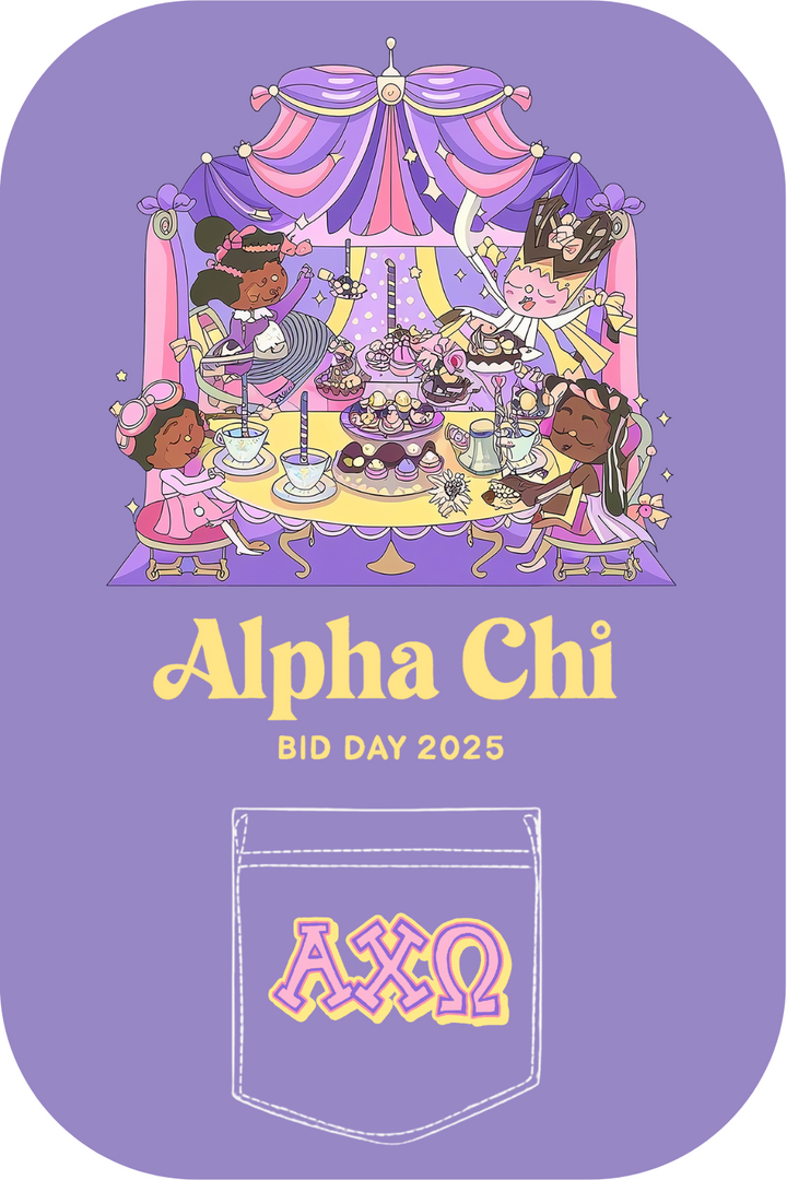 Custom Alpha Chi Omega Bid Day