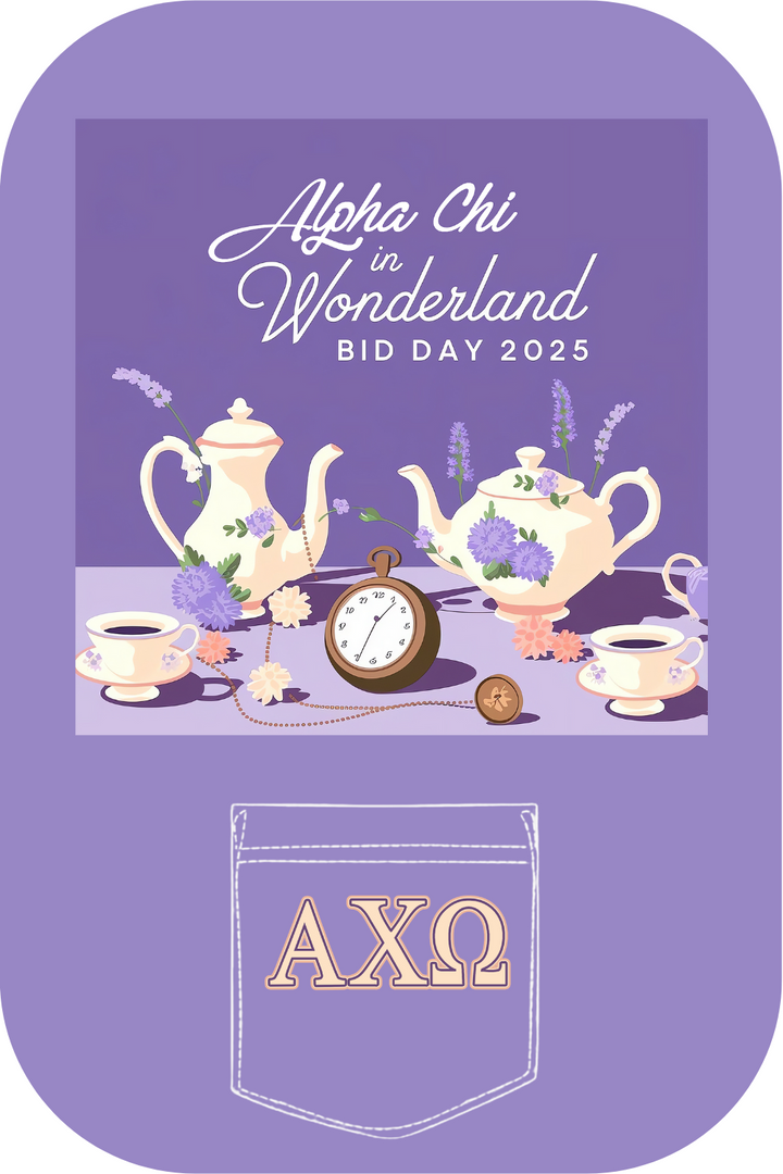 Custom Alpha In Wonderland Bid Day