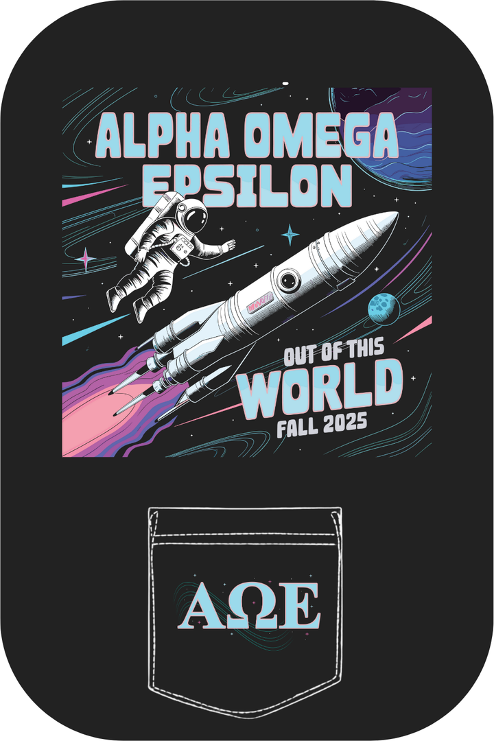 Custom Alpha Omega Epsilon Out Of This World Fall