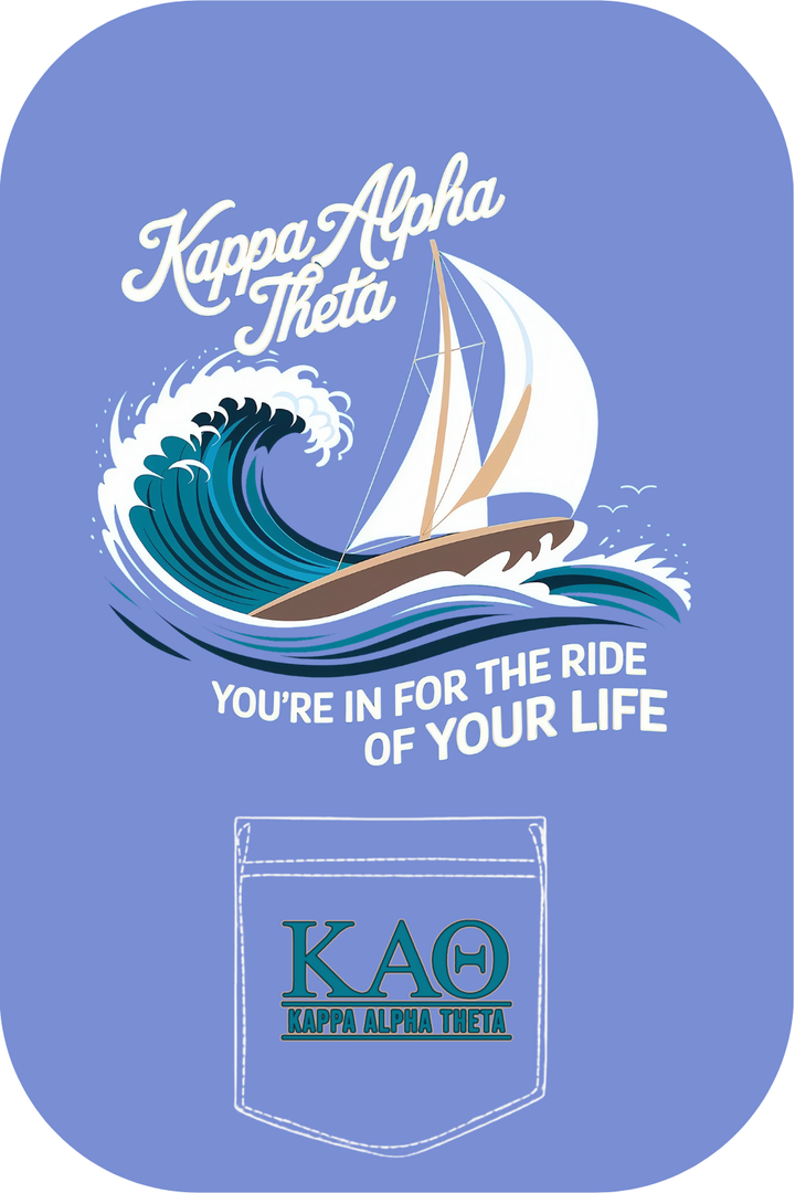 Custom Kappa Alpha Theta You're In The Ride Of Your Life