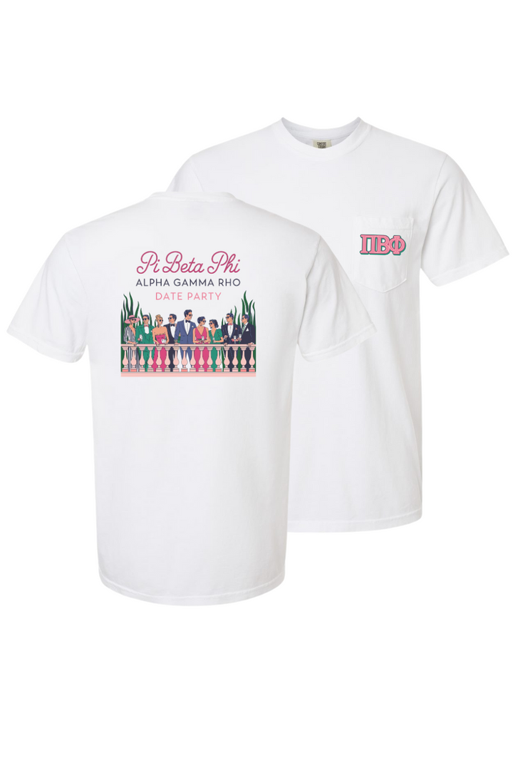 Custom Pi Beta Phi Alpha Gamma Rho Date Party