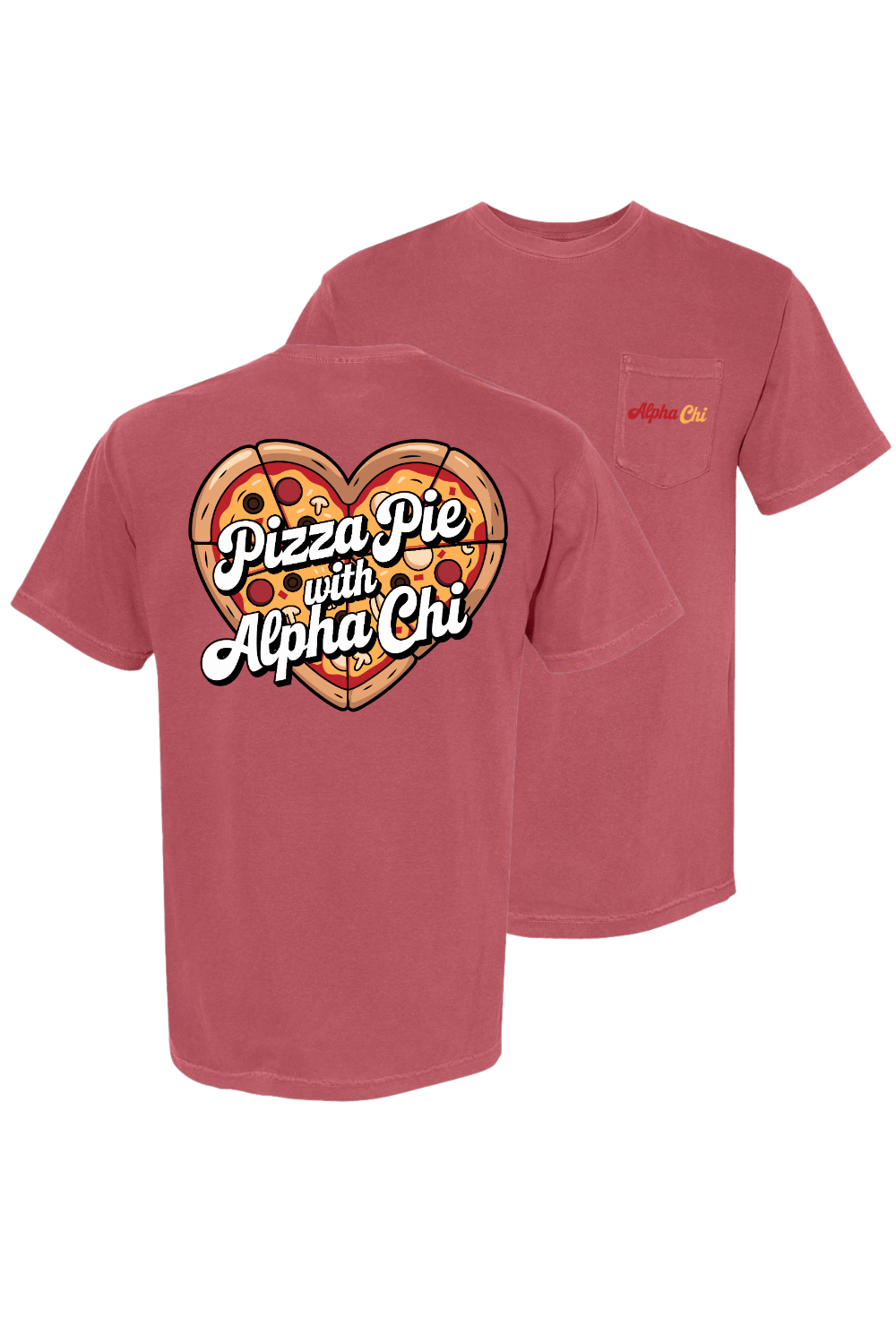 Custom Pizza Pie With Alpha Chi