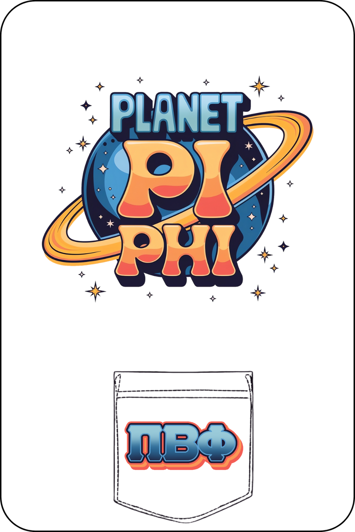 Custom Pi Beta Phi Planet Pi Phi