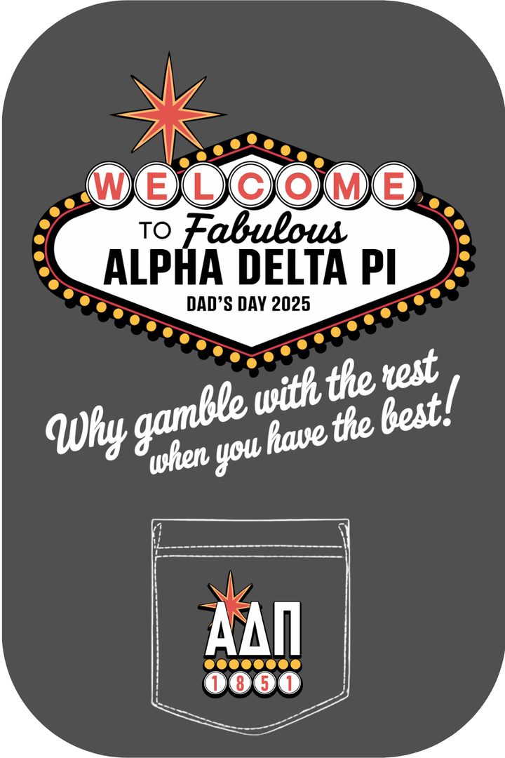 Custom Fabulous Alpha Delta Pi Dad's Day