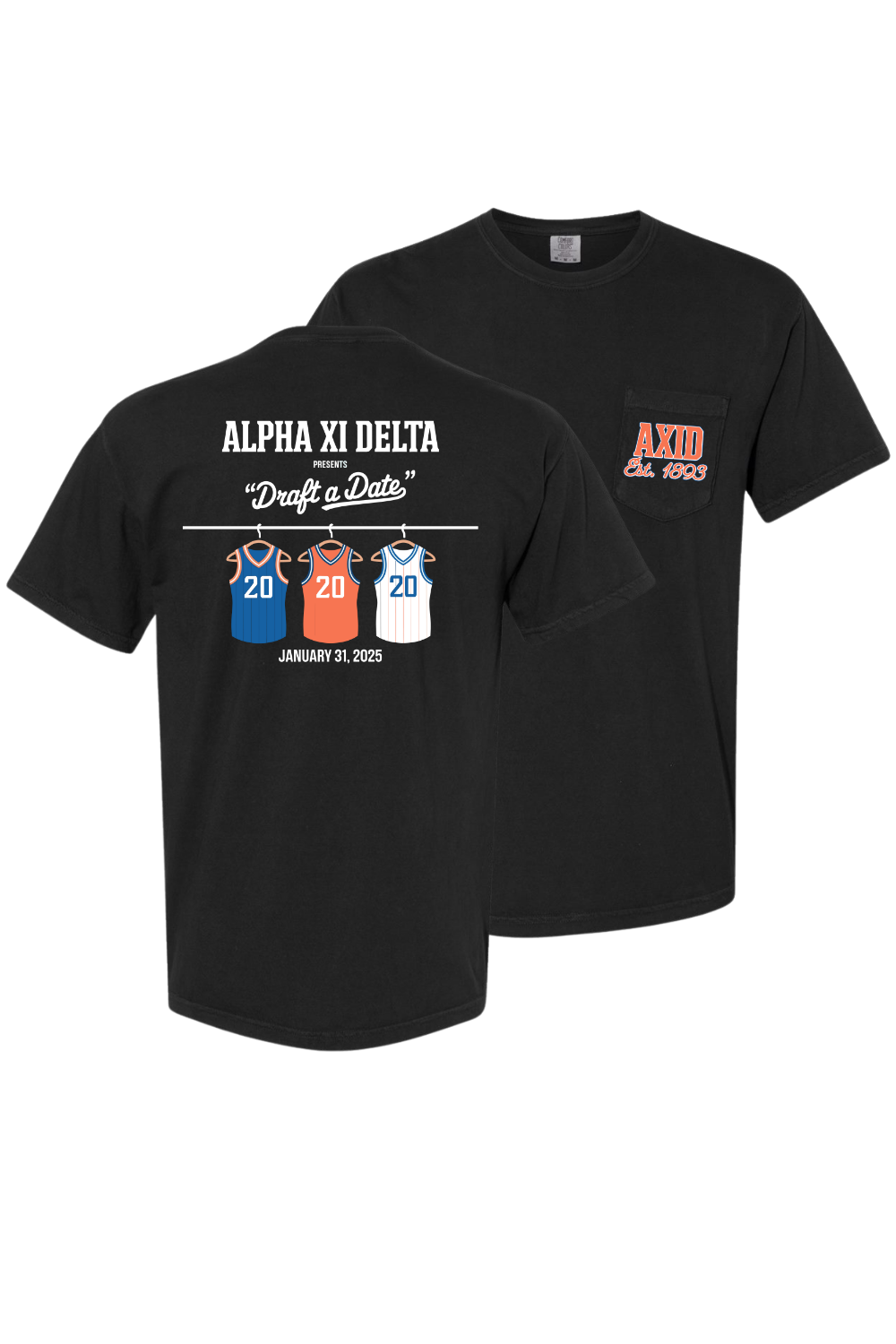 Custom Alpha Xi Delta Draft A Date