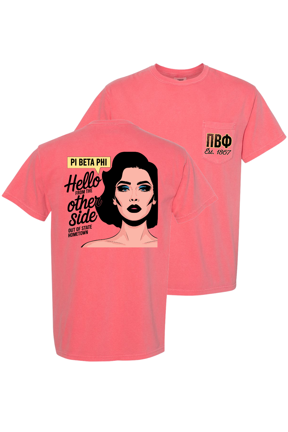 Custom Pi Beta Phi Hello From The Otherside
