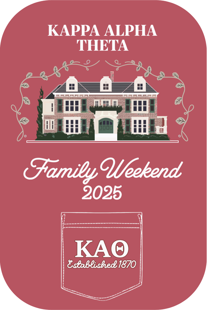 Custom Kappa Alpha Theta Family Weekend