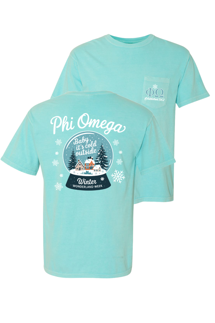 Custom Phi Omega Baby It's Cold Outside