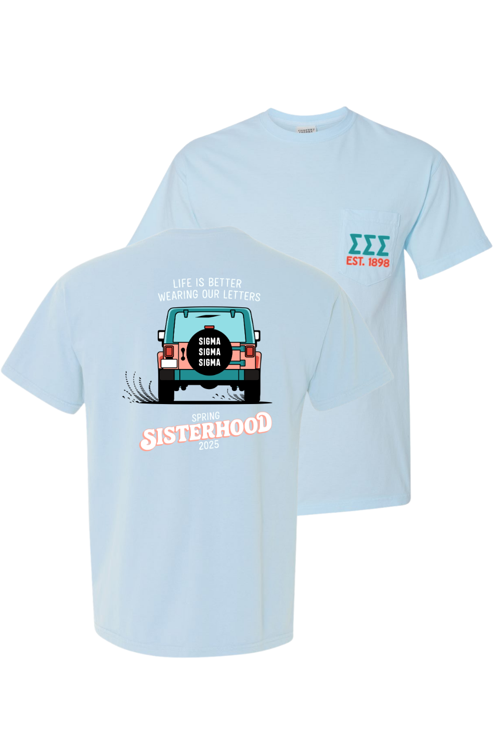 Custom Spring Sisterhood Sigma Sigma Sigma