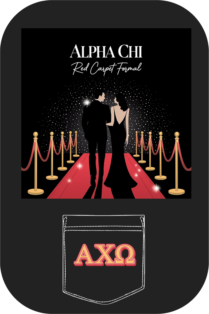 Custom Alpha Chi Red Carpet Formal