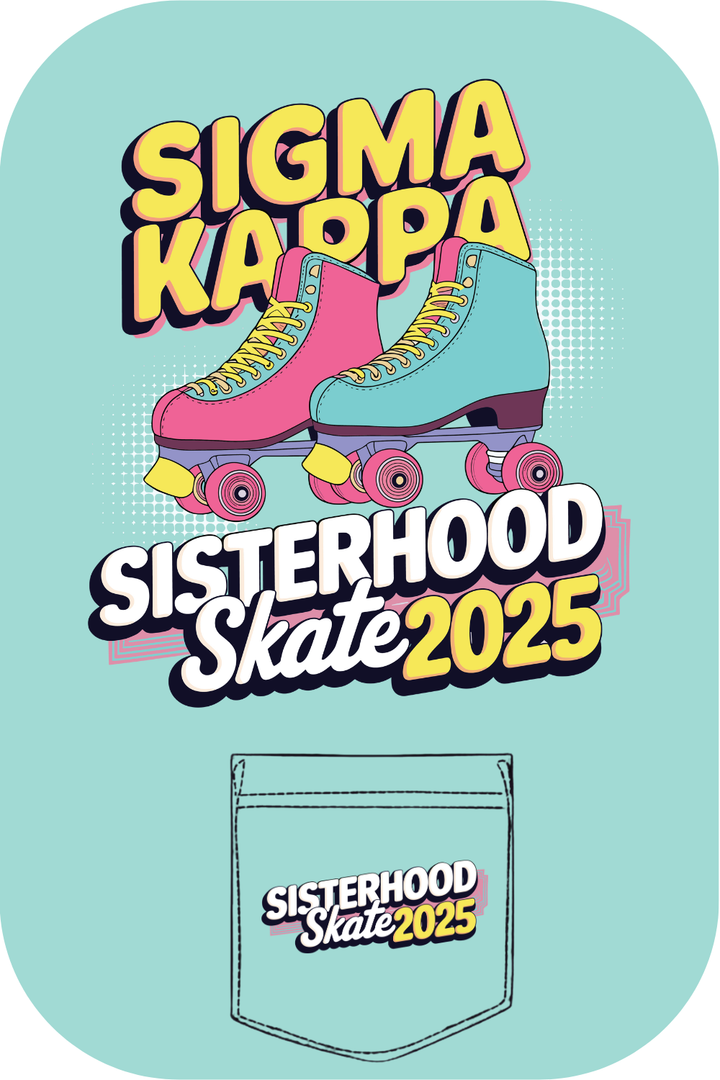 Custom Sigma Kappa Sisterhood Skate