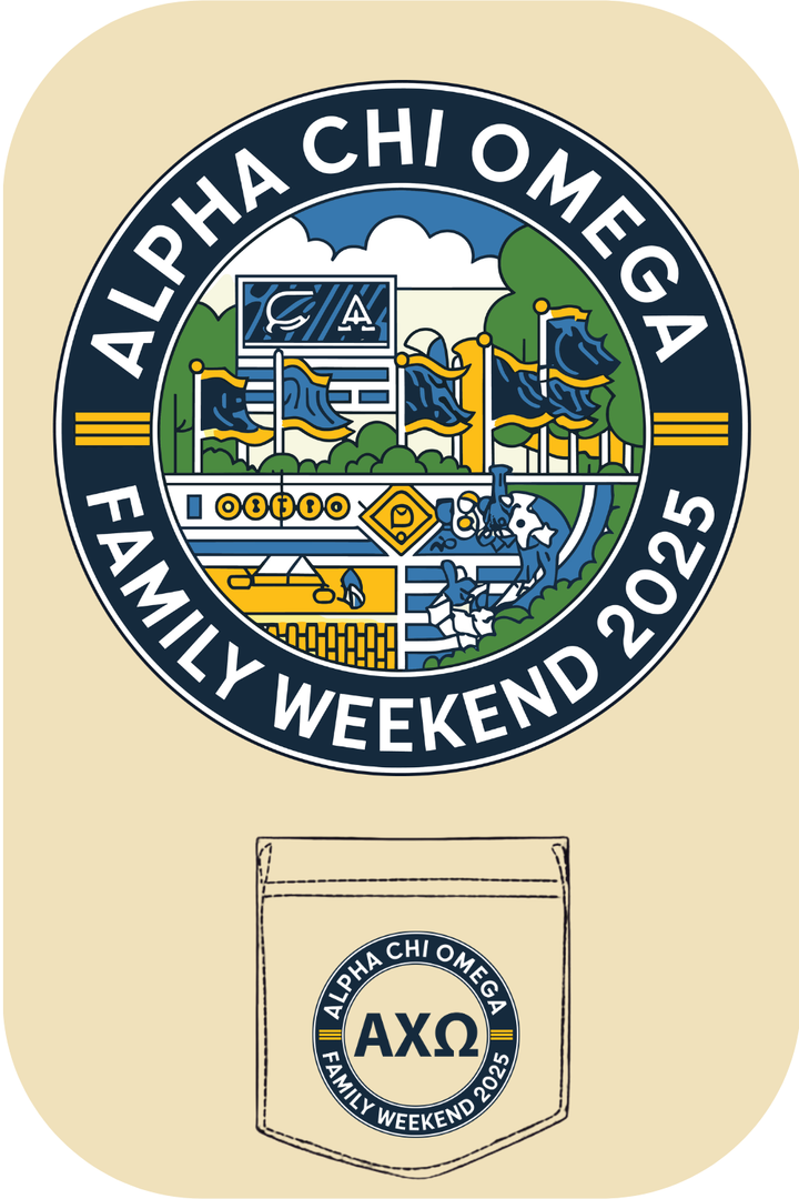 Custom Alpha Chi Omega Family Weekend