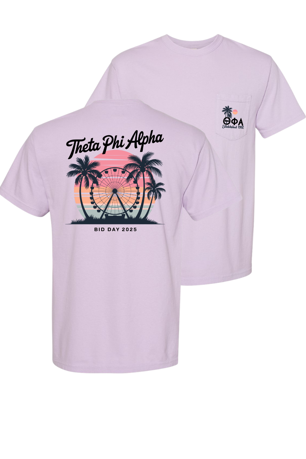 Custom Theta Pi Alpha Bid Day
