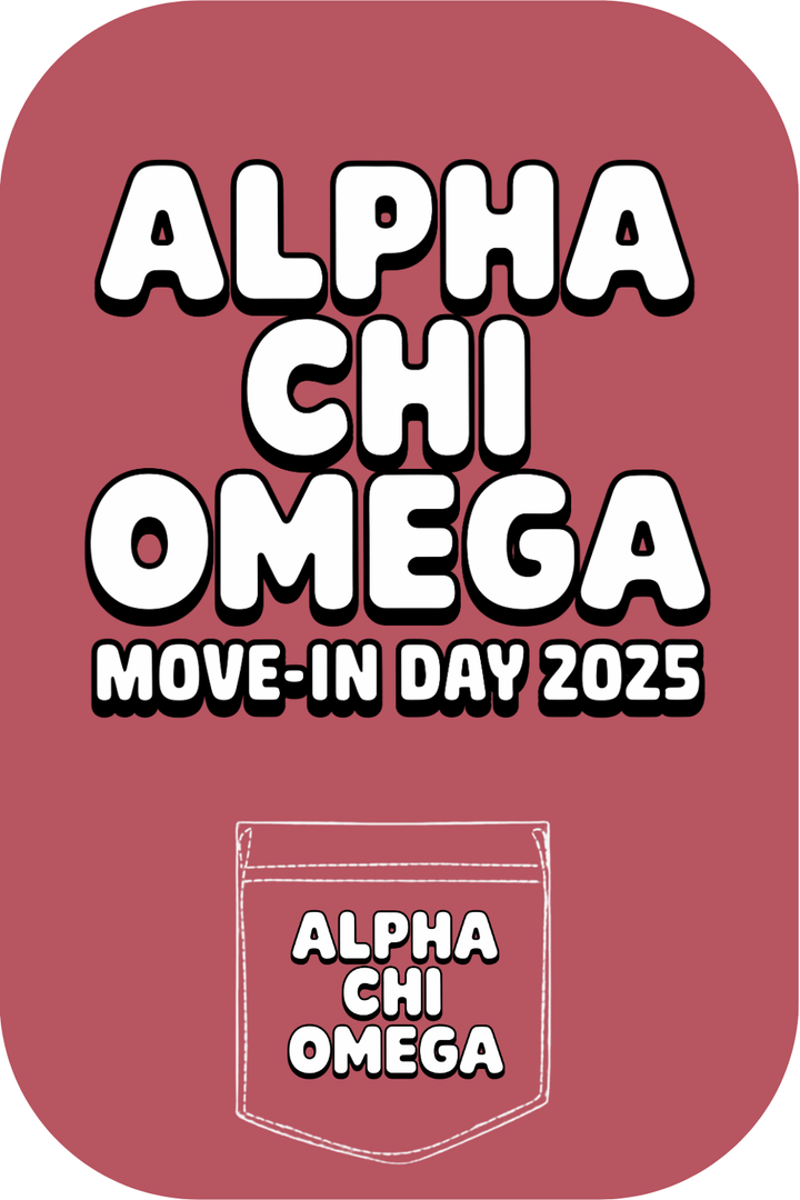 Custom Alpha Chi Omega Move-In Day