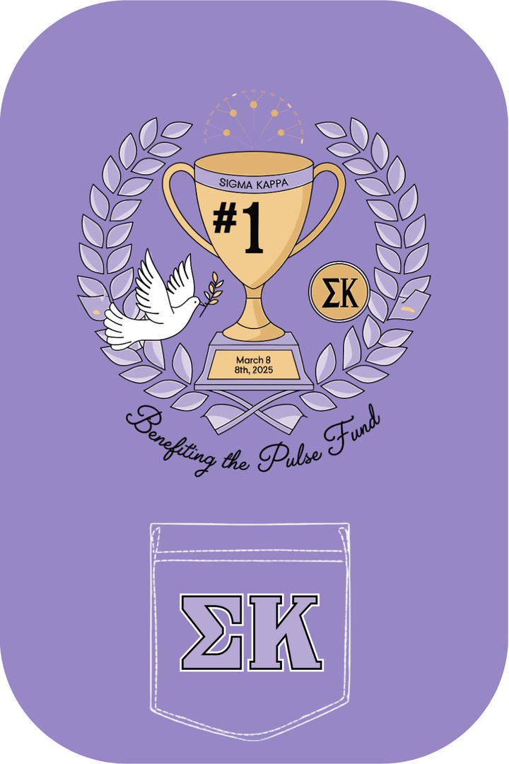 Custom Sigma Kappa Benefitting The Pulse Fund