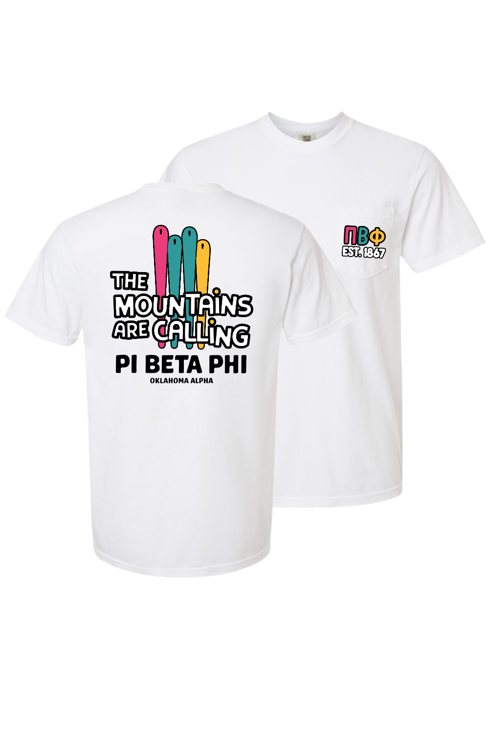 Custom The Mountains Are Calling Pi Beta Phi