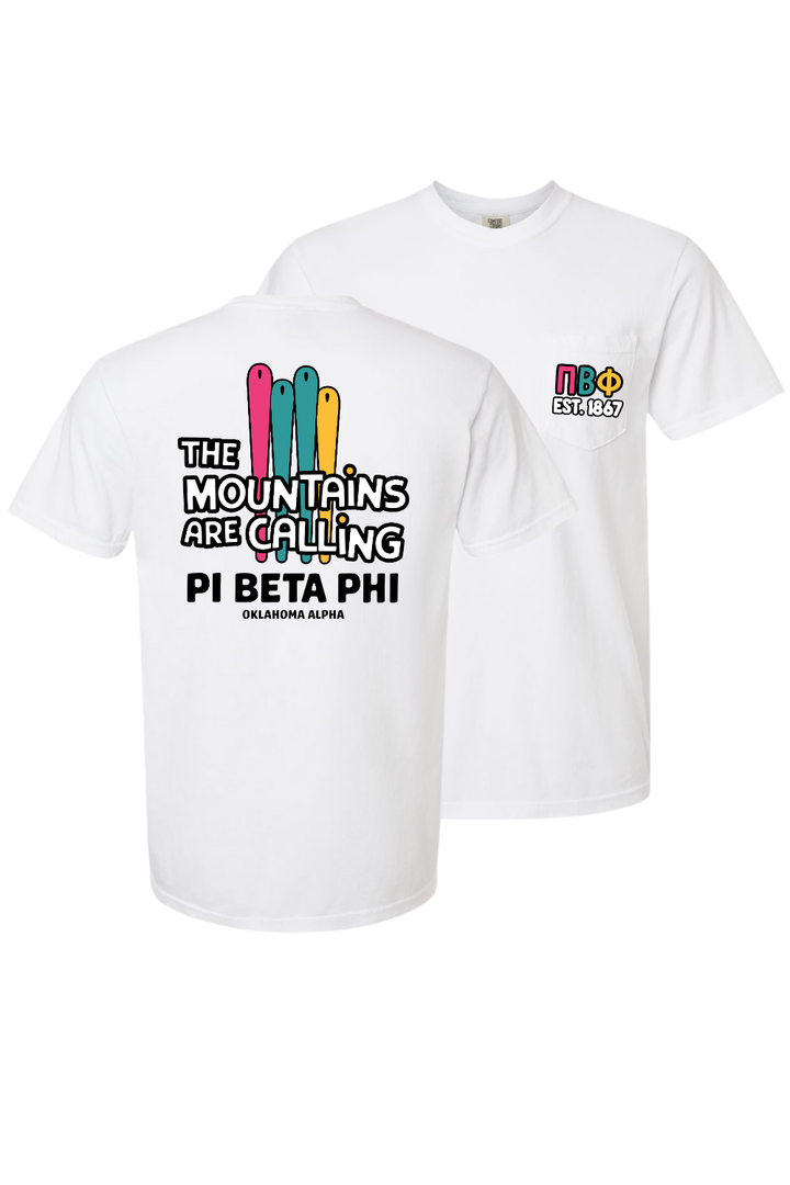 Custom The Mountains Are Calling Pi Beta Phi