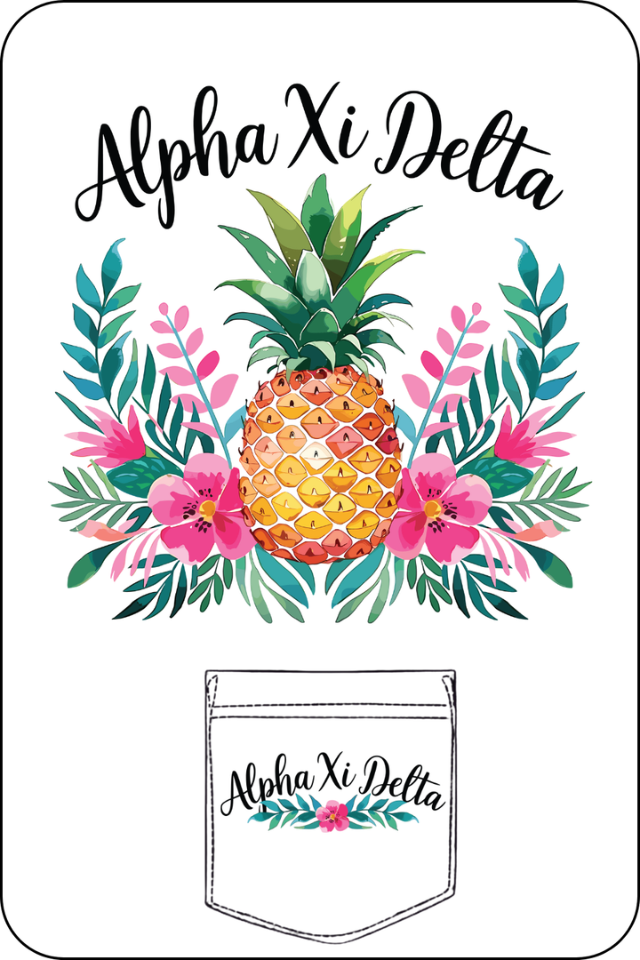 Custom Alpha Xi Delta Pineapple