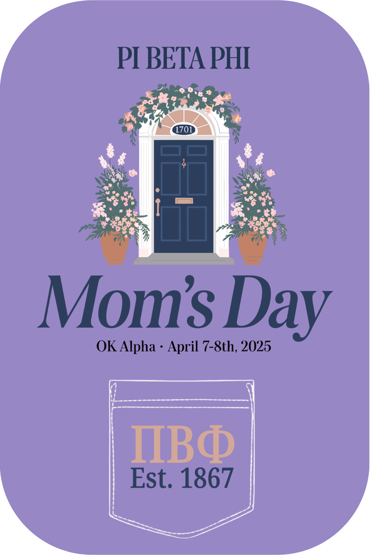 Custom Pi Beta Phi Mom's Day