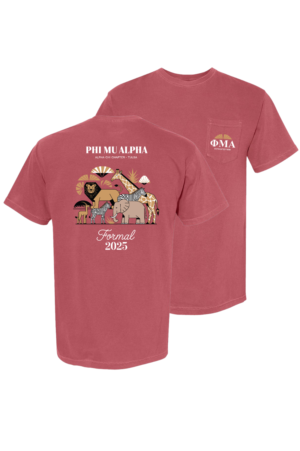 Custom Phi Mu Alpha Formal