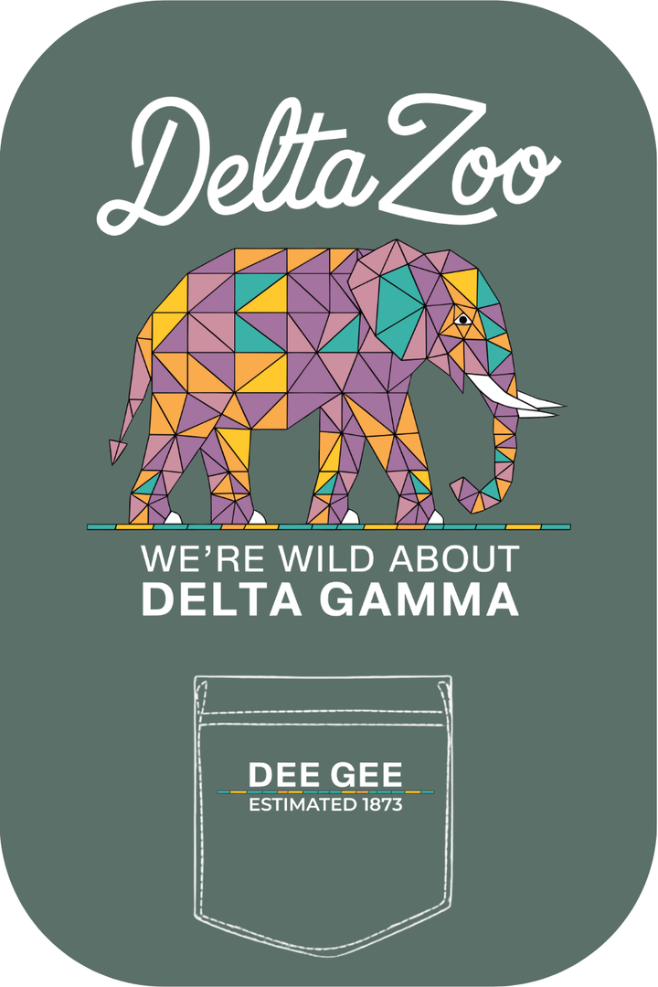 Custom Delta Zoo We're Wild About Delta Gamma