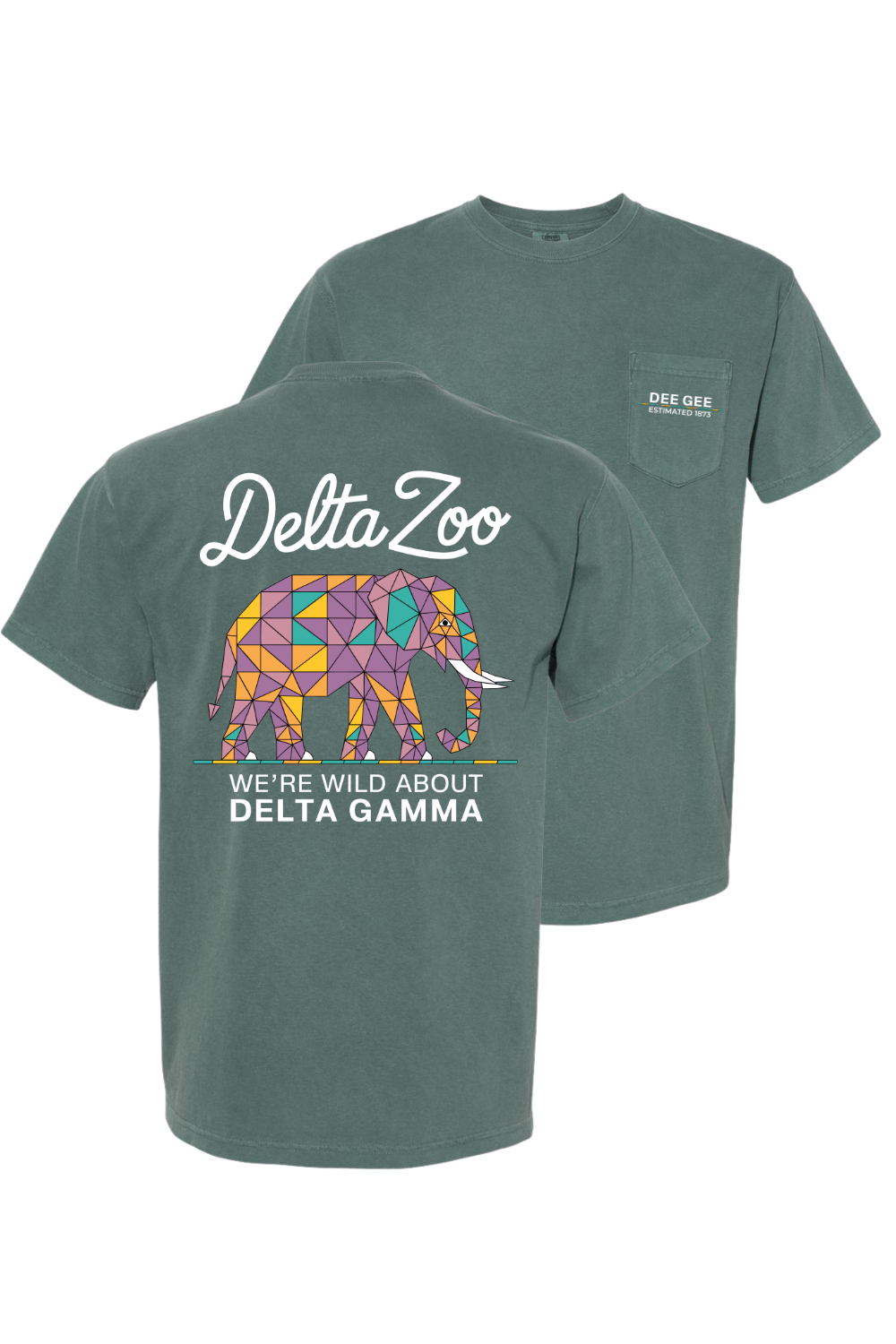 Custom Delta Zoo We're Wild About Delta Gamma