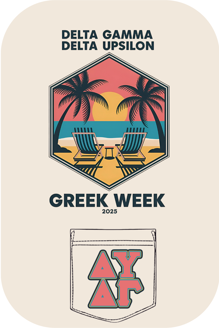 Custom Delta Gamma Delta Epsilon Greek Week