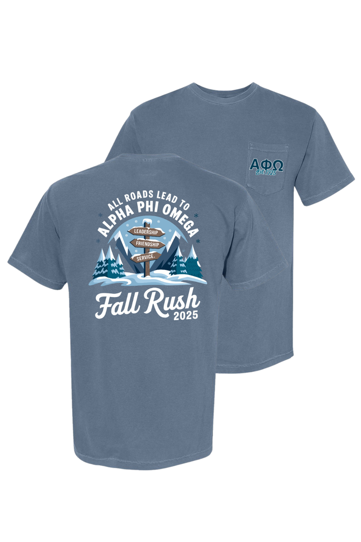 Custom All Roads Lead To Alpha Phi Omega Fall Rush