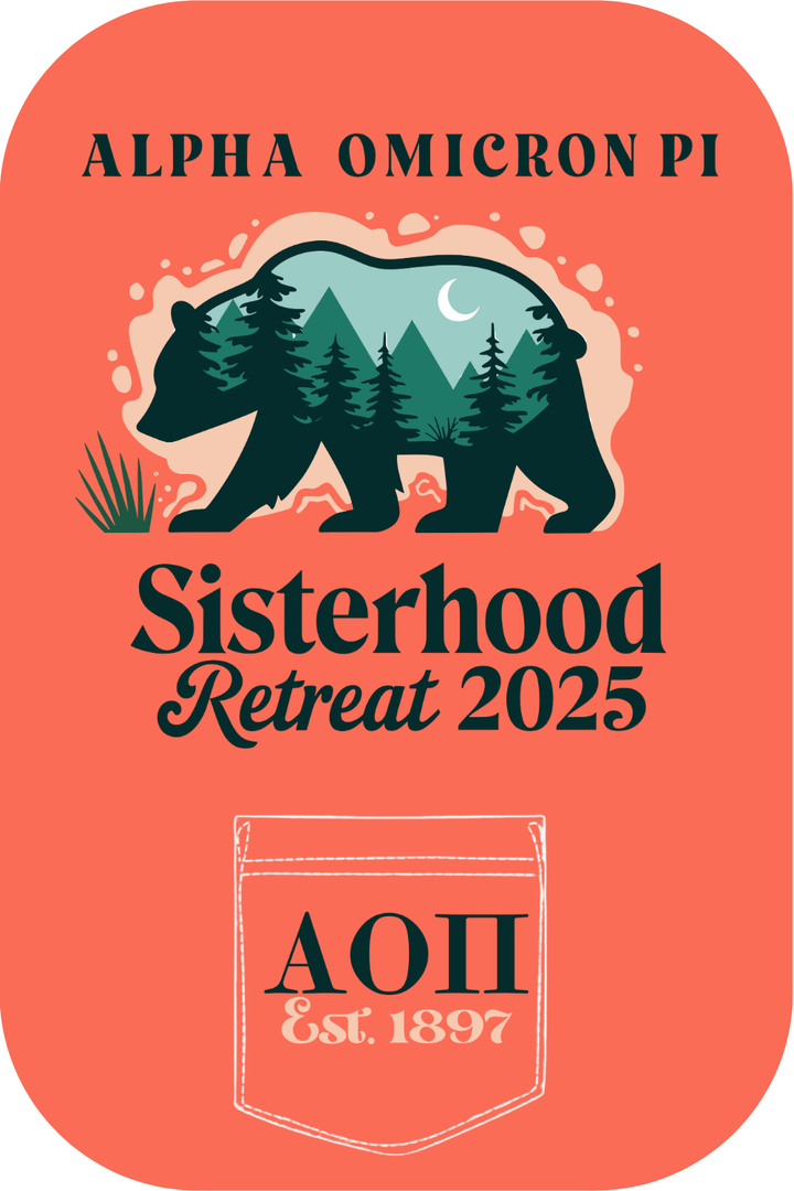 Custom Alpha Omicron Pi Sisterhood Retreat