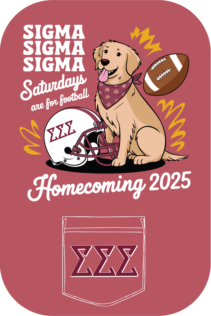 Custom Sigma Sigma Sigma Homecoming