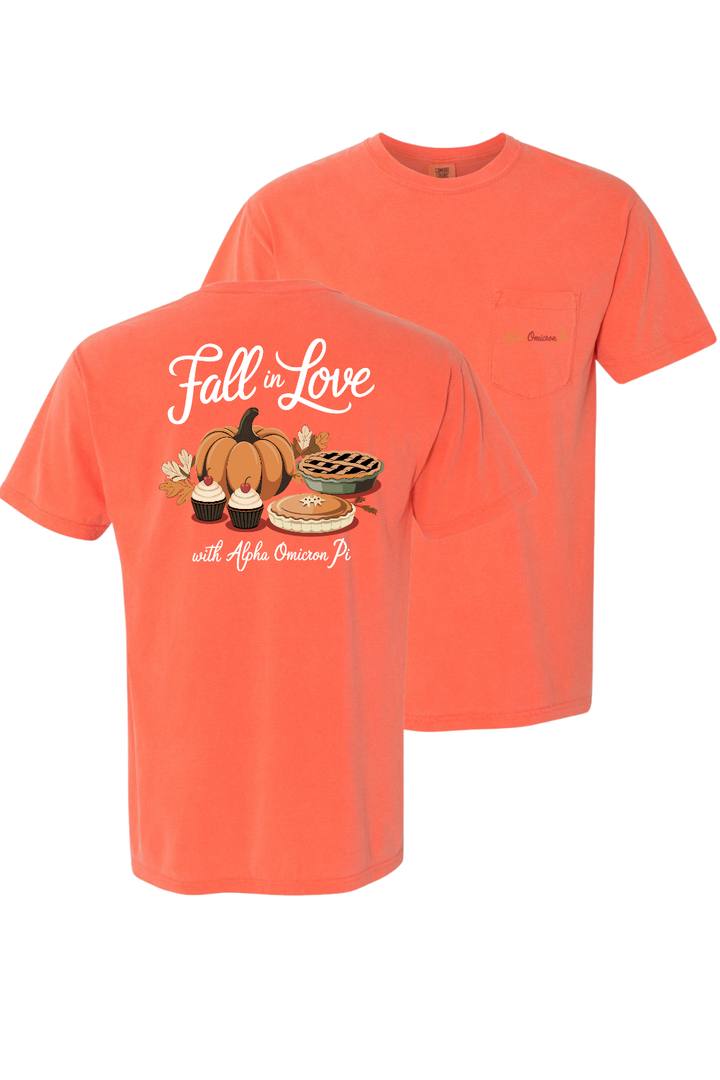 Custom Fall In Love With Alpha Omicron Pi
