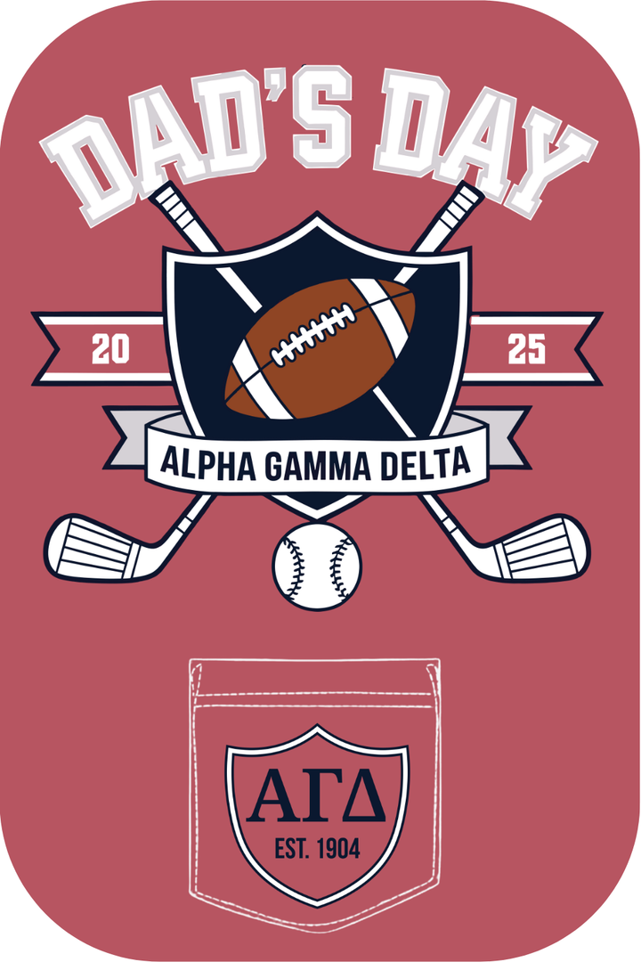 Custom Dad's Day Alpha Gamma Delta