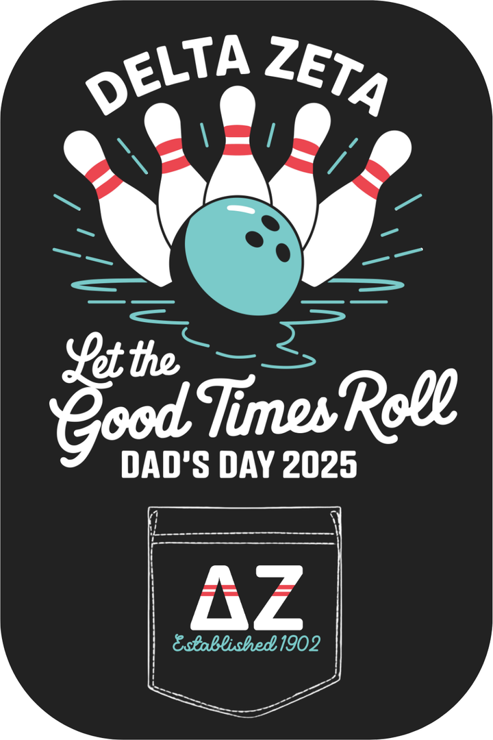 Custom Delta Zeta Let The Good Times Roll