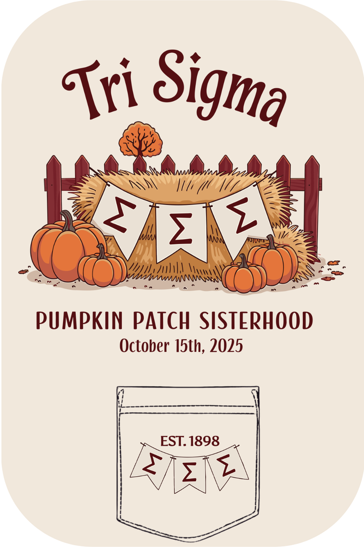 Custom Tri Sigma Pumpkin Patch Sisterhood