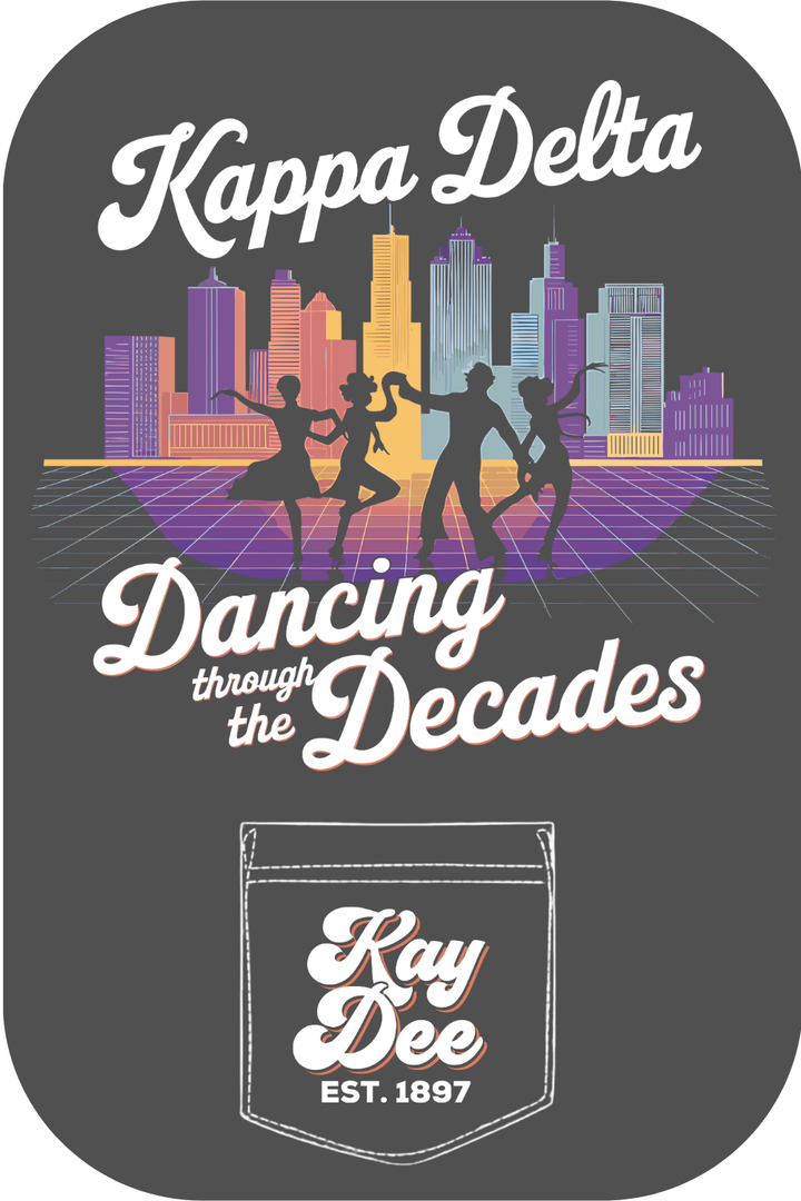 Custom Kappa Delta Dancing Through The Decades