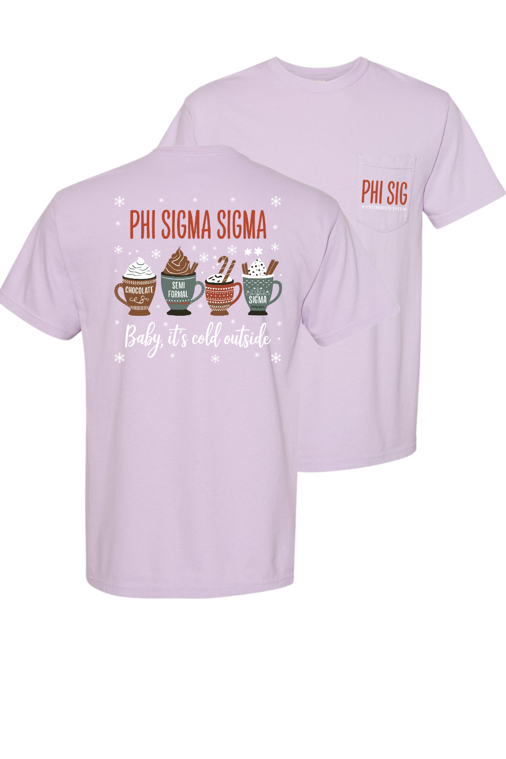 Custom Phi Sigma Sigma Semi Formal