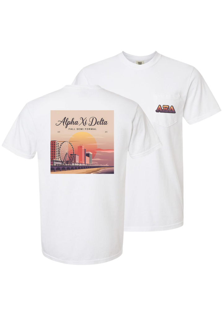 Custom Alpha Xi Delta Fall Semi Formal