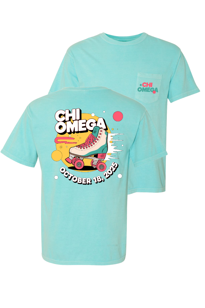 Custom Chi Omega Skate