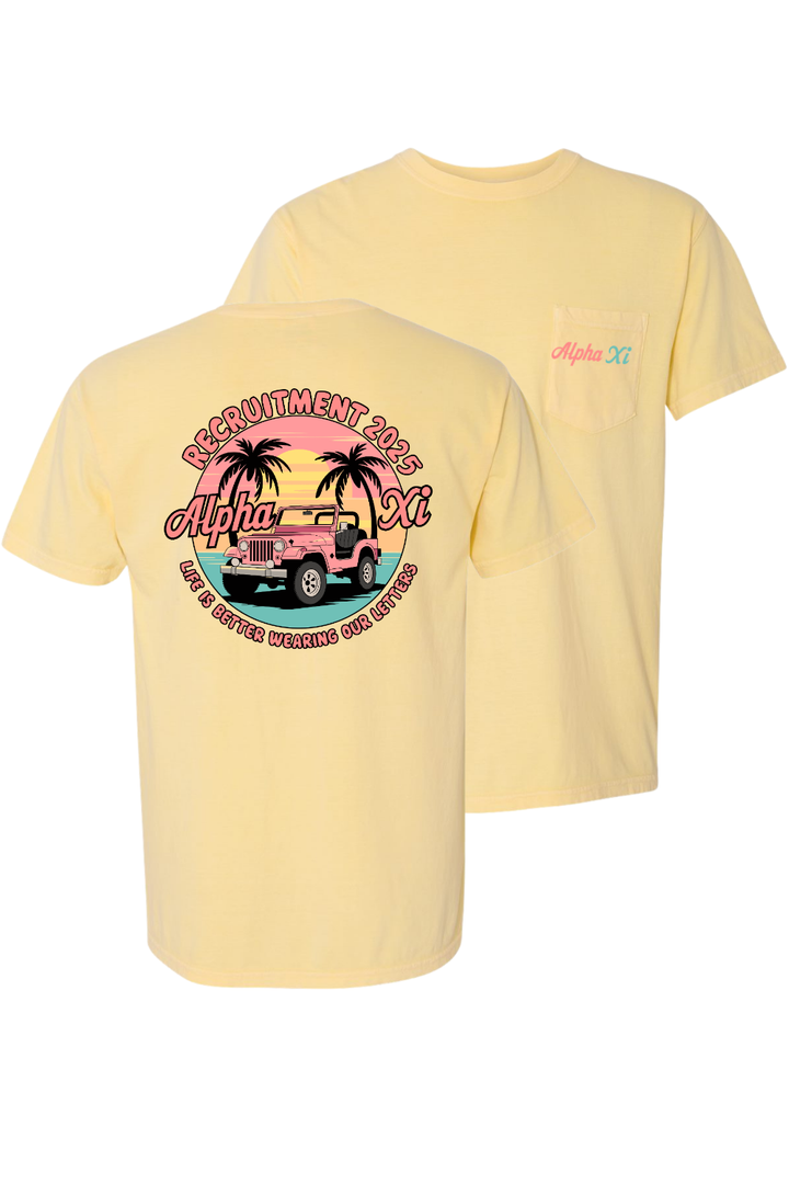 Custom Alpha Xi Recruitment