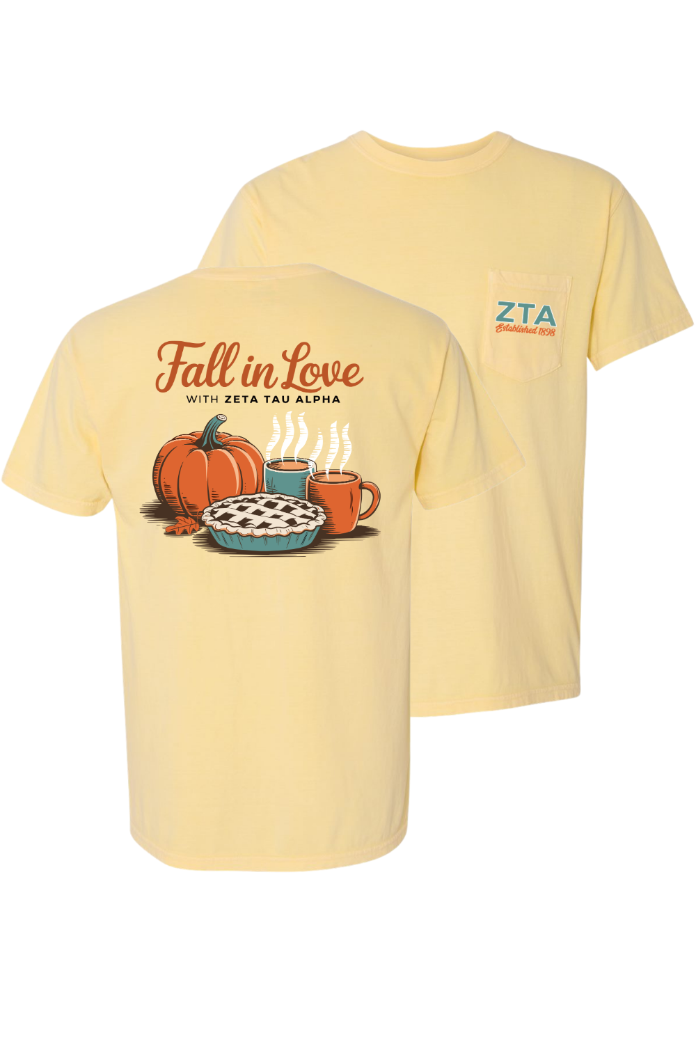 Custom Fall In Love Zeta Tau Alpha