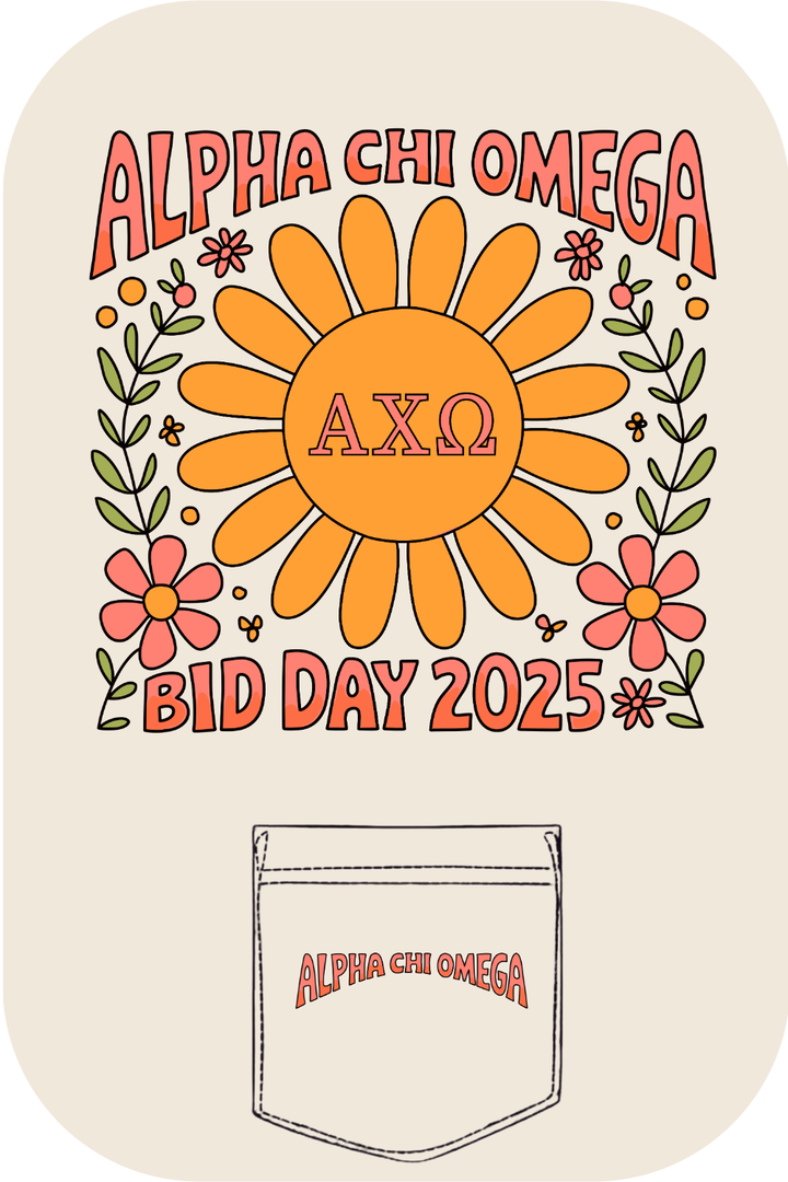 Custom Alpha Chi Omega Bid Day