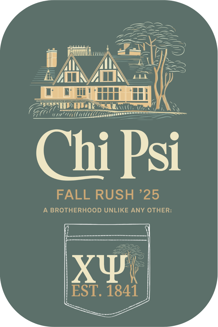 Custom Chi Psi Fall Rush