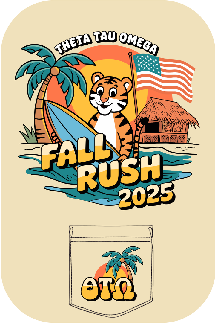 Custom Theta Tau Omega Fall Rush