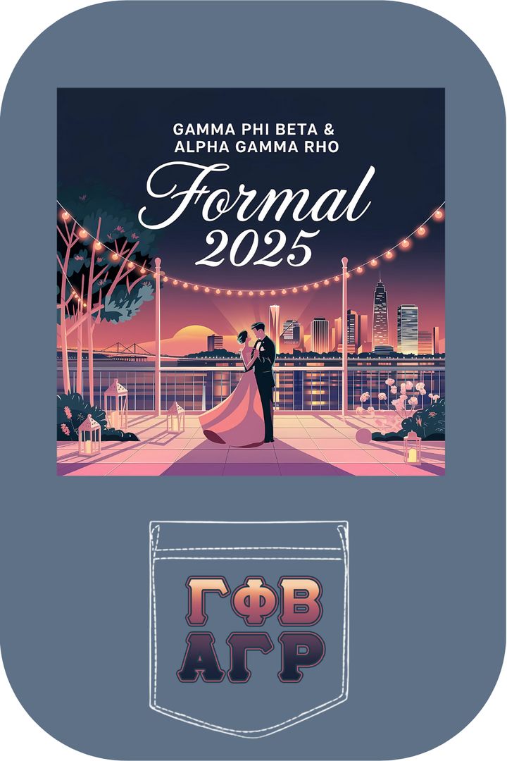 Custom Gamma Phi Beta Alpha Gamma Rho Formal