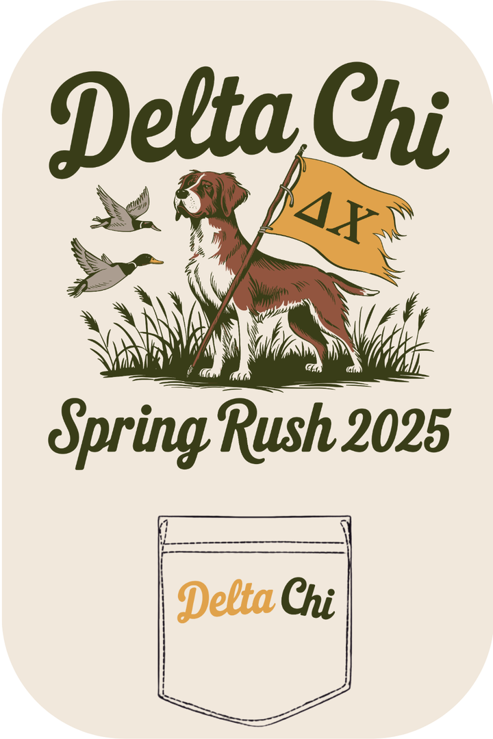 Custom Delta Chi Spring Rush